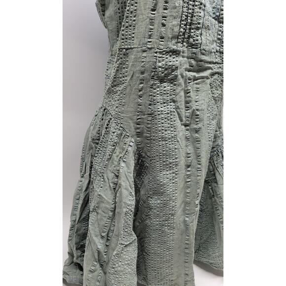 ASOS DESIGN Washed Mini Slip Sundress with Ribbon detail in Washed Green Size 6 - Picture 6 of 10